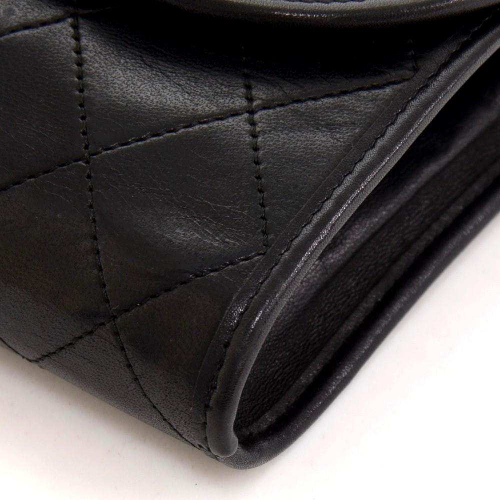 7" Quilted Lambskin Leather Shoulder Bag