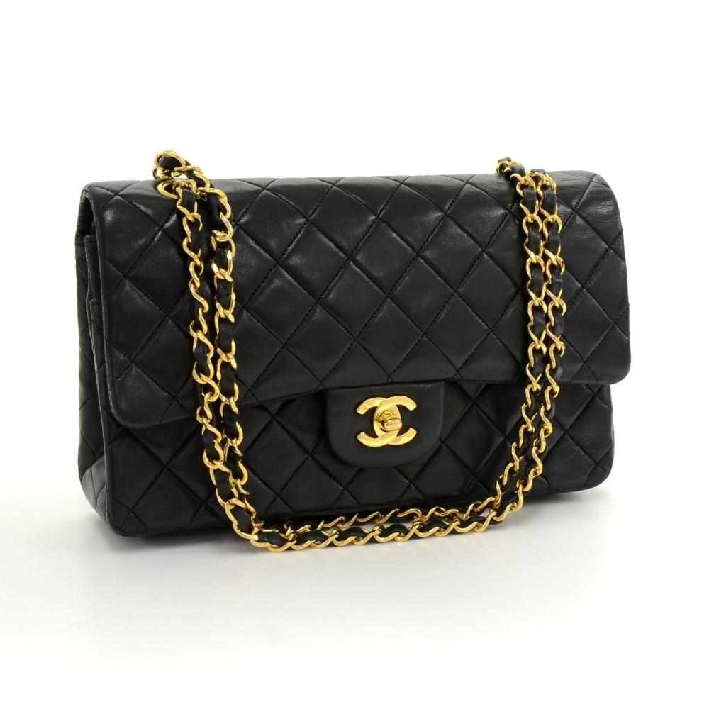 10" Double Flap Shoulder Bag