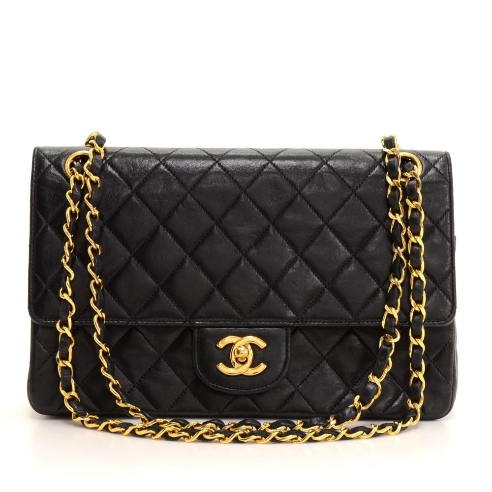 10" Double Flap Shoulder Bag