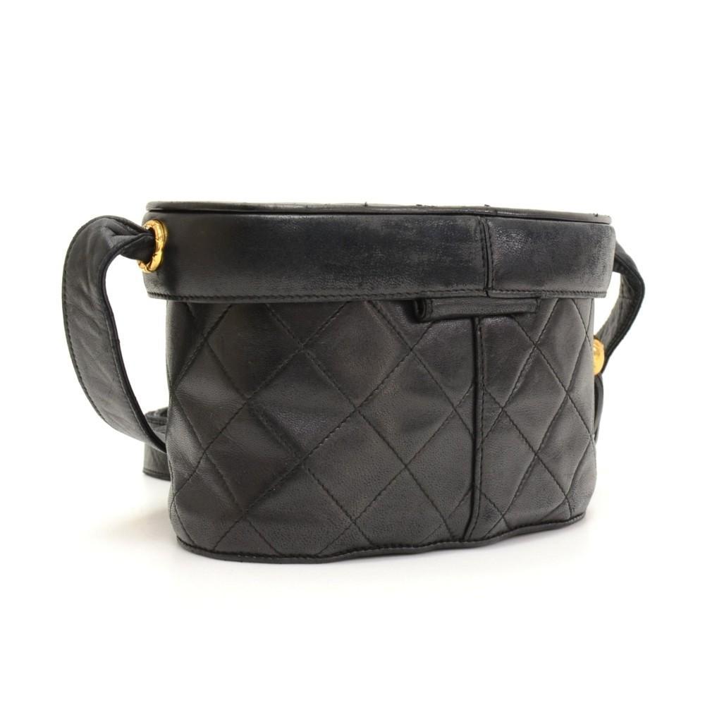 7" Quilted Leather Shoulder Bag