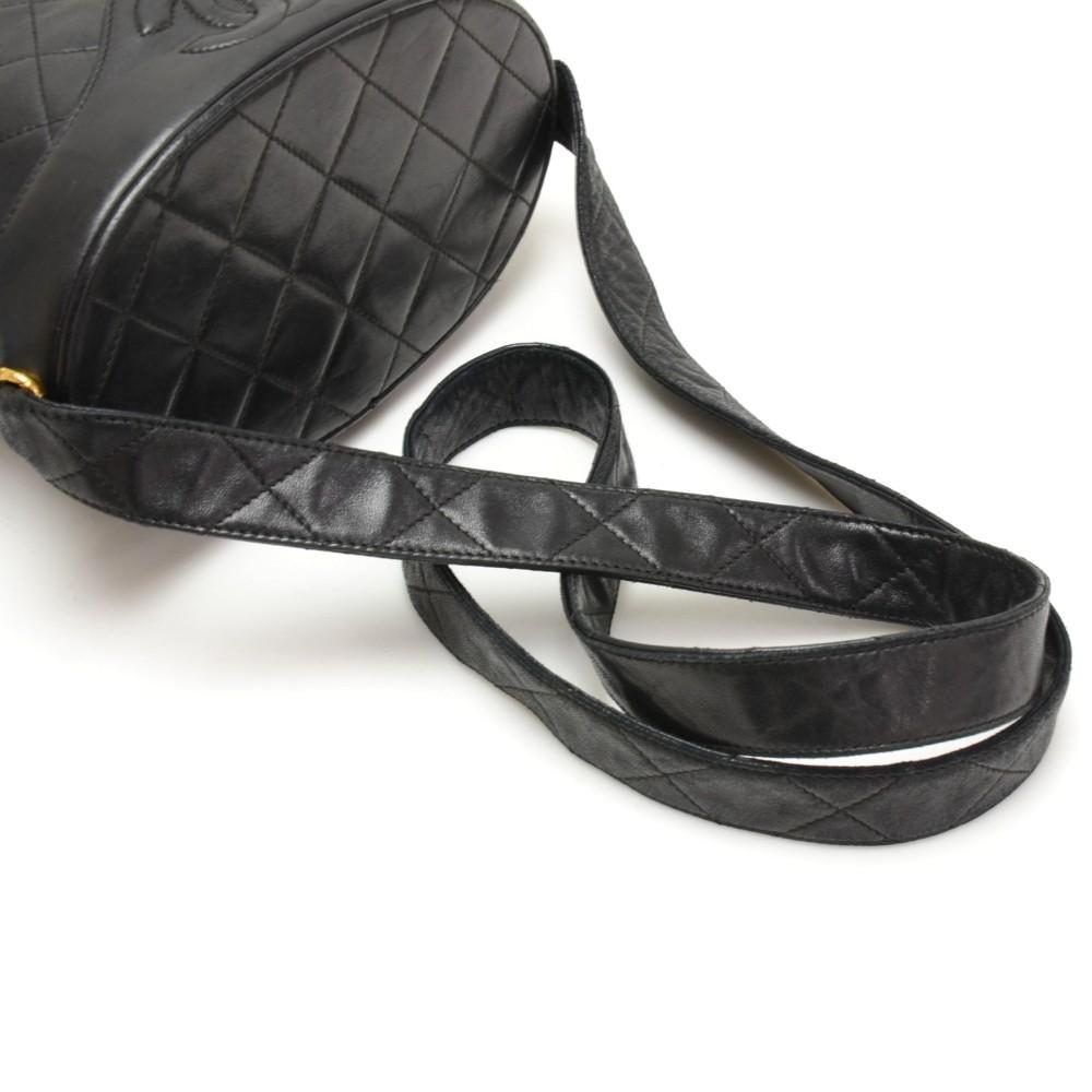 7" Quilted Leather Shoulder Bag