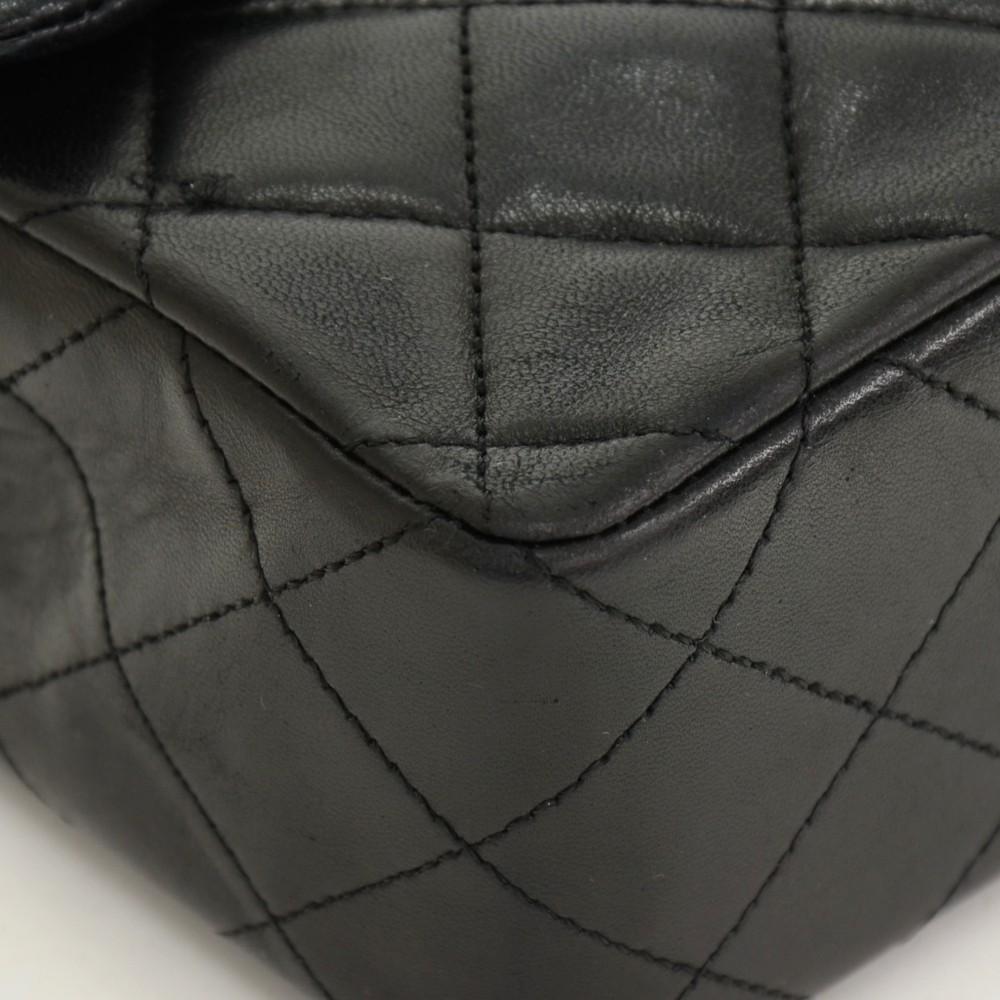 7" Quilted Lambskin Leather Shoulder Bag