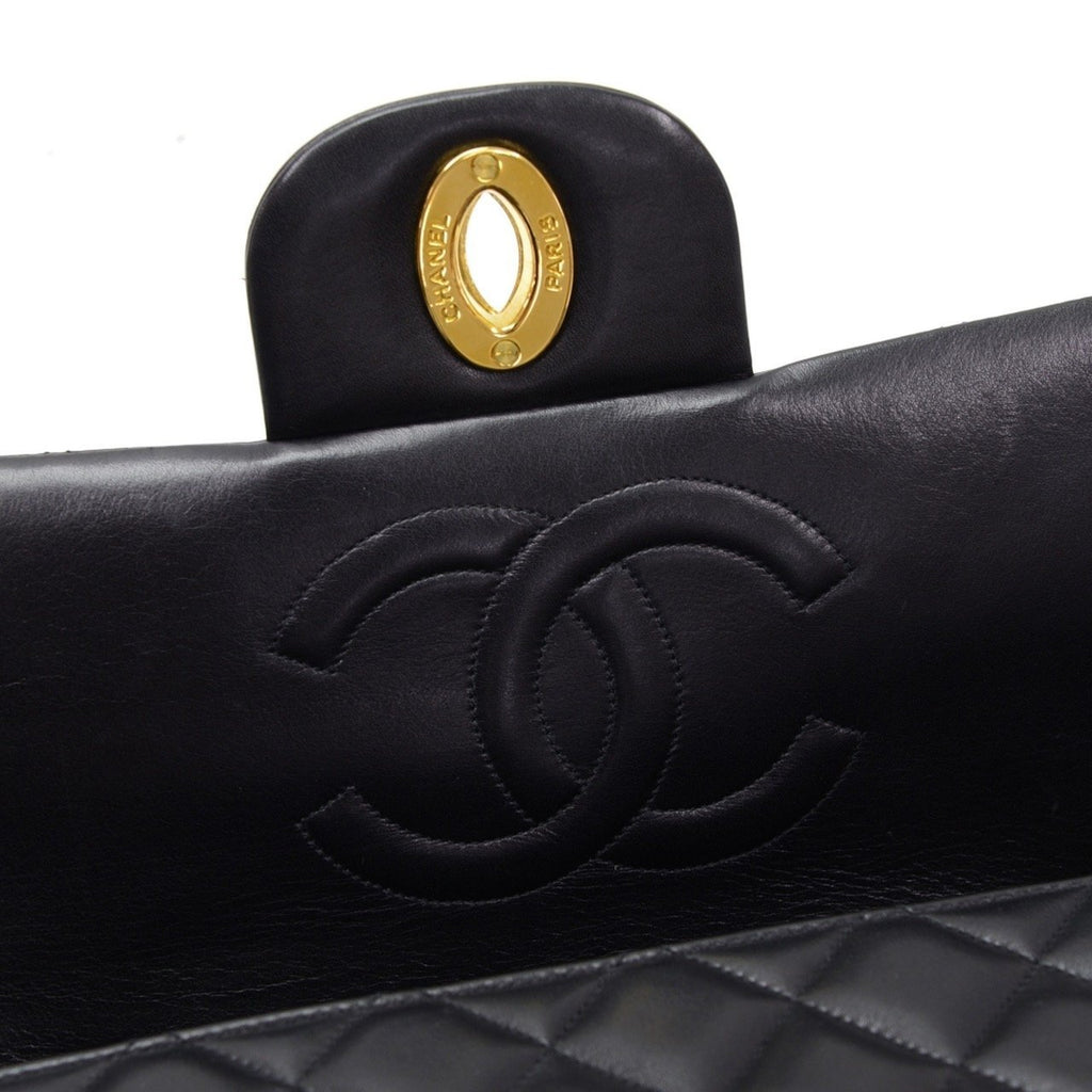 13" Maxi Quilted Lambskin Leather Shoulder Bag