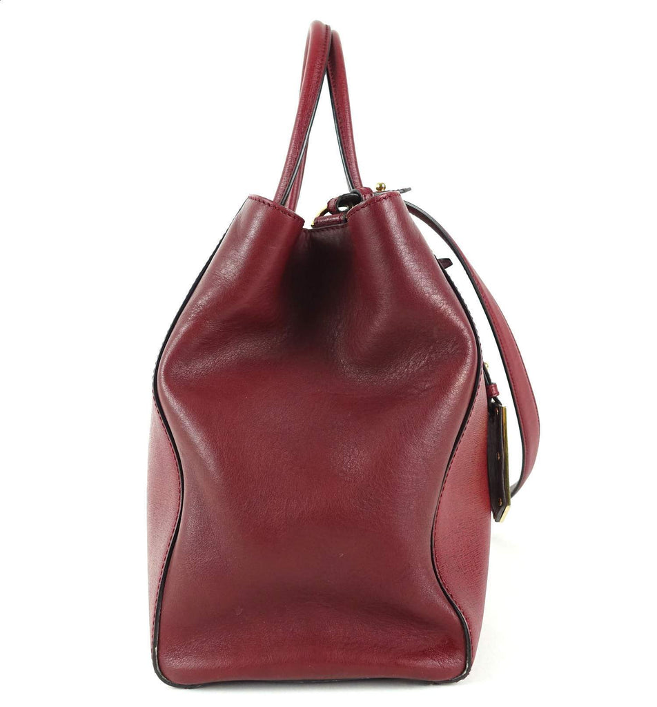 2Jours Medium Calfskin Leather Handbag